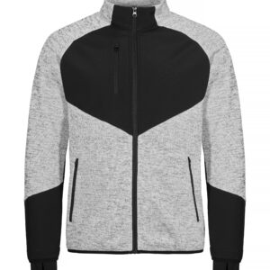 Clique Haines Jack Man Gebreide Fleece, Ash (XS, 3XL)