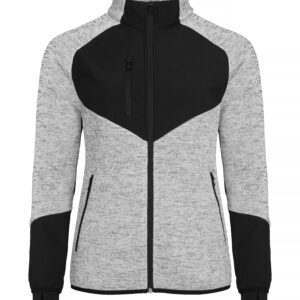 Clique Haines Jack Vrouw Gebreide Fleece, Ash (XS, XXL)
